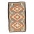 Navajo Rug circa 1920 Klagetoh Hand Knotted Diamond Pattern Gray Orange Black For Sale