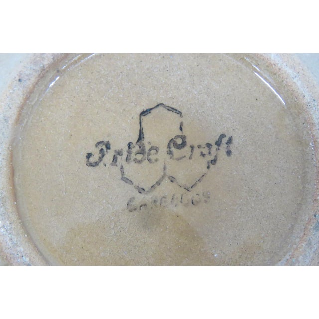 Pride Craft Barbados Floral Hand Painted Pottery Lidded Jar Trinket Box 4722b For Sale - Image 9 of 14