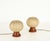 Beige Dentate Cocoon Table Lamps by Castiglioni, 1960s, Set of 2 For Sale - Image 10 of 14