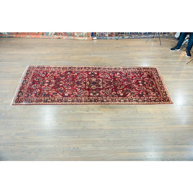 Early 20th Century Persian Sarouk Rug For Sale - Image 4 of 14