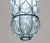 Art Deco Set of 2 Rare Blu Acuqamarine Vintage Venetian Lantern, Murano Glass, 1970s For Sale - Image 3 of 12