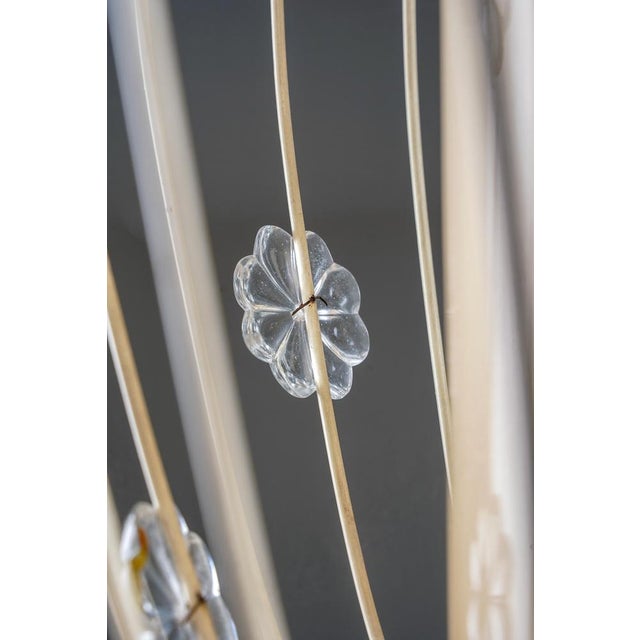 Metal Swedish Modern Model 11510 Pendant in Glass and Metal from Böhlmarks, Sweden, 1940s For Sale - Image 7 of 14