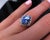 Late 20th Century Fine 3.98ct Gia Ceylon No Heat Sapphire & 0.50ct Diamond Platinum Ring Size 6 For Sale - Image 11 of 18
