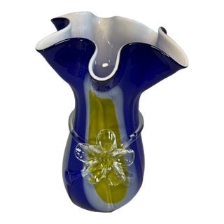 Art Glass Vase For Sale