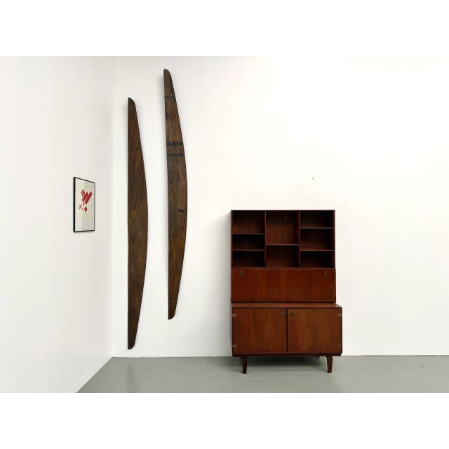 Maison lecan presents this superb teak and brass sideboard-bookcase, designed in 1963 by danish designer peter løvig...