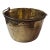 Late 19th Century Brass and Wrought Iron Kindling Bucket For Sale