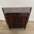 Brown Vintage Bookcase Theme Console Cabinet Two Drawers, Double Door Storage Demilune For Sale - Image 8 of 12
