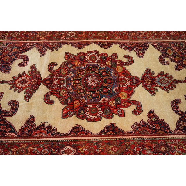 Traditional Antique Malayer Rug 4'2'' x 6'6'' For Sale - Image 3 of 9
