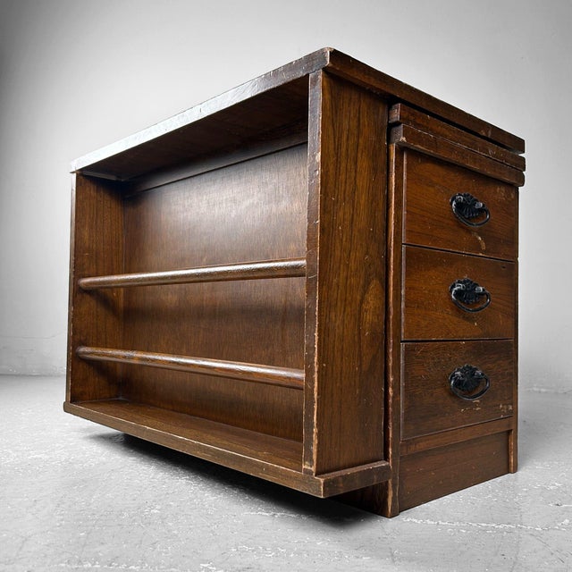 Wood Mid-Century Japanese Foldable Desk, 1960s For Sale - Image 7 of 18