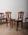 Late 20th Century Set of Eight Neoclassical Style Cherry Dining Chairs With Cane Seats and Saber Legs For Sale In Greensboro - Image 6 of 7