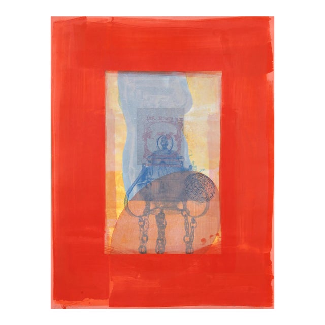 Red from the Being Series, Michael David Lithograph For Sale