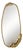 Lotus Brass Wall Mirror by Maeve For Sale