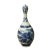 This is a Chinese decorative porcelain vase in Blue and White color finish. The theme is an oriental scroll ancient...