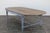 Wood Antique 1920s French Provincial Large Oval Pine Dining Table With Distressed Painted Base For Sale - Image 7 of 18