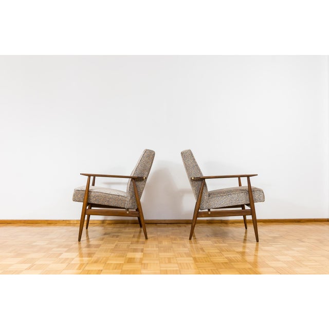 Vintage Lounge Chairs by H. Lis, Poland, 1960s, Set of 2 For Sale - Image 10 of 15