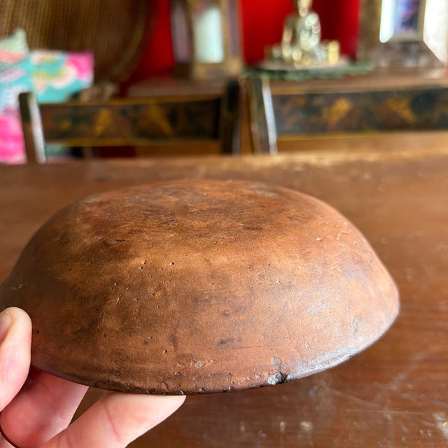 Antique Pennsylvania Redware Pie Plate, Circa 1850’s For Sale - Image 6 of 11