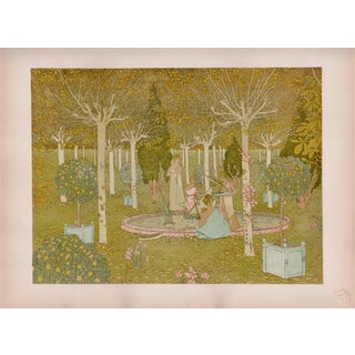 Gaston de Latenay, Le Parc, 1897, Lithograph on Paper For Sale