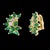 2.3Ct Natural Brazilin Marquise Emerald & 0.60 Ct Diamond Clip on Earring 18 KYG For Sale - Image 17 of 18