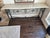 Late 19th Century Limestone Antique Iron Console For Sale - Image 9 of 11