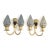 1960's French Regency Gilt and Patinated Bronze Wall Sconce Maison Bagues a - Pair For Sale - Image 12 of 12