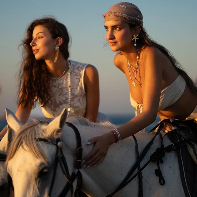 Ocean Spirit Starfish Pearl Gold Earrings, A Pair For Sale - Image 4 of 6