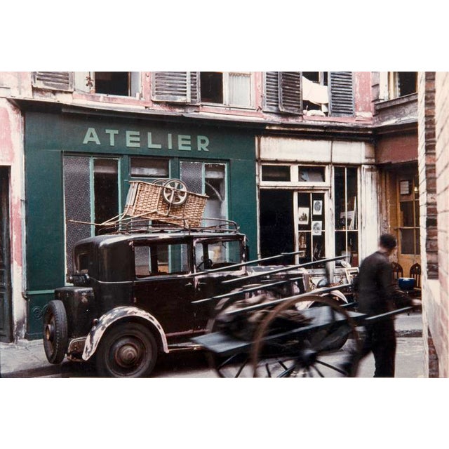 Atelier Commissionaire with cart in the Passage de la Petit-Boucherie, Paris. From the series Paris in Colour, 1956–1961....