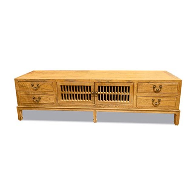 Asian Slatted Doors TV Cabinet has 4 Drawers, and 2 Panel Doors. It is nice piece to have in a living room. A lots of...