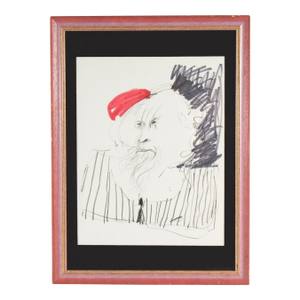 Abstract Mixed Media Portrait Drawing by James L. Bruch