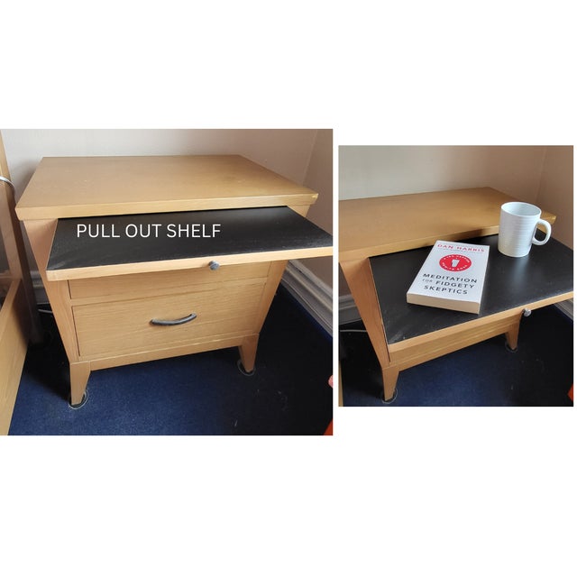 Modern Ethan Allen Horizons Night Tables - a Pair For Sale - Image 3 of 4