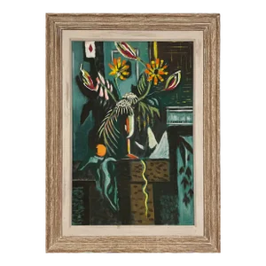 Frederick Robbins Childs (1908-1978) Untitled Modernist Still Life, Signed (1955, Oil on Canvas)