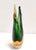 Vintage Green and Orange Sommerso Murano Glass Vase from Flavio Poli, Italy, 1950s For Sale - Image 6 of 10
