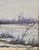 1980s Beniamino Camarda “La Nevicata” - "The Snowfall "Original Italian Watercolor For Sale - Image 5 of 7