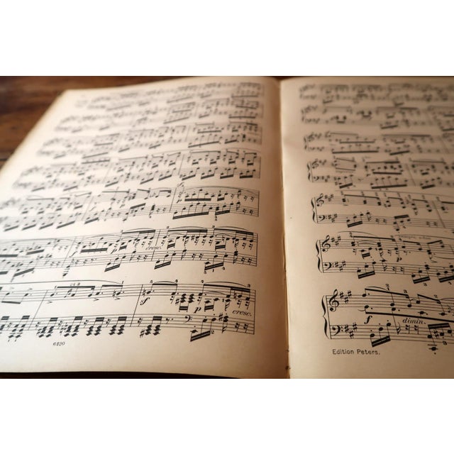 Melodic Elegance: Antique German Sheet Music Book - Early 20th Century For Sale - Image 4 of 15