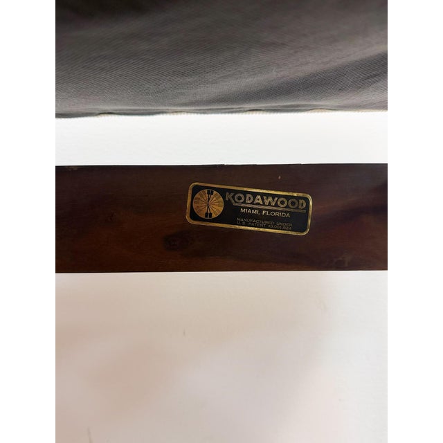 Kodawood MCM Dining Chair William Hinn Style Exoskeleton Upholstered Seating For Sale - Image 14 of 14