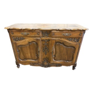 Buffet Provençal Louis XV Style Circa 1880 Walnut Wood From South East of France. For Sale