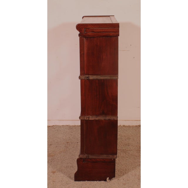 Antique Bookcase in Mahogany from Globe Wernicke, 1890s For Sale - Image 10 of 13