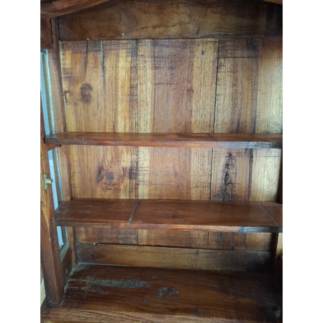 2 Authentic French Provincial Hanging Wall Cabinets From the 1900 Circa For Sale In Greenville, SC - Image 6 of 16