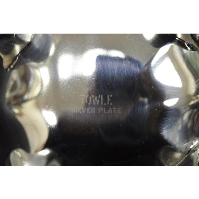 Vintage Towle Grand Duchess Victorian Silver Plated Tea Service Set - 4 PCS For Sale - Image 15 of 16