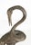 Monumental Pair of Silvered Crane Sculptures on Wooden Plinth Bases | 20th Century For Sale - Image 10 of 13