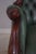 Carved Mahogany Frame Green Leather Office Desk Chair For Sale - Image 13 of 18