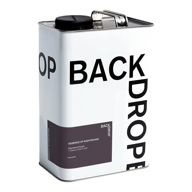 BACKDROP Standard Finish Interior Paint in Essence Of Nightshade (Deep Purple) - 1 Gallon For Sale