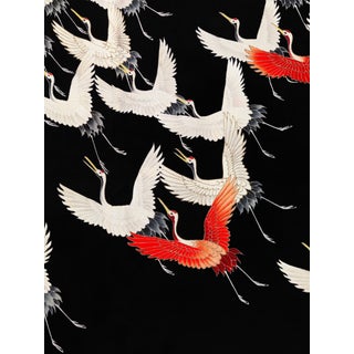 Flying Cranes, Vintage Art Print Reproduction, 36" X 48" For Sale