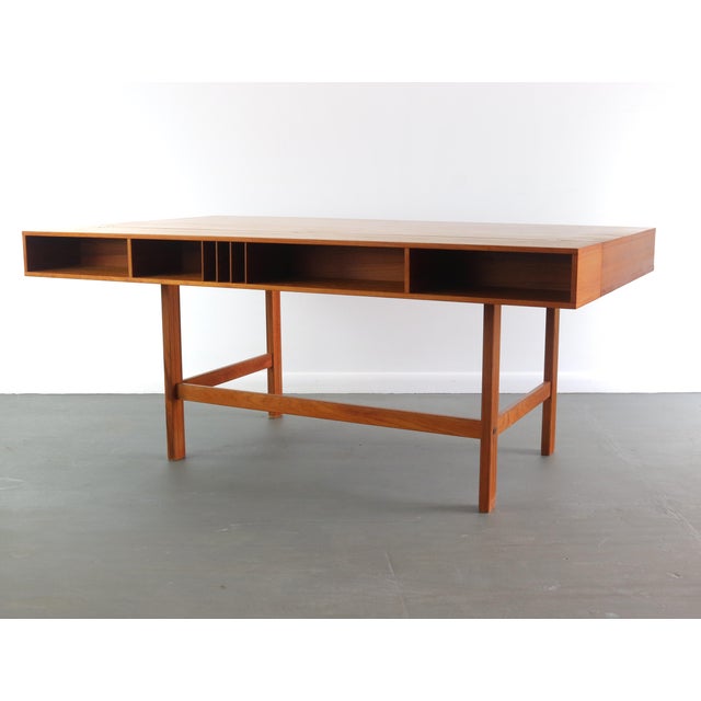 1960s Vintage Danish Teak Desk by Jens Quistgaard for Lovig Dansk 1960s For Sale - Image 5 of 5