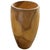 Hollowed out drum container in natural palm wood. Great as a sculptural art piece or umbrella holder. Measures: 28" high x...