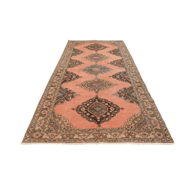 Vintage handknotted wool area rug from Konya region of Turkey. Approximatelly 50-60 years old. In very good condition.