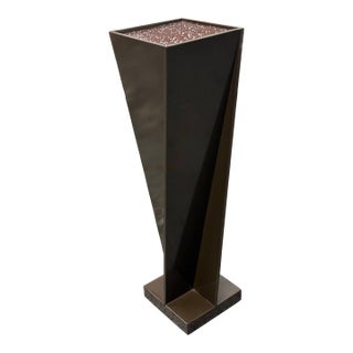 Gary Hutton Designs Facet 4 Bronze + Swarovski Crystal Pedestal For Sale