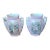 Vinatge Pair of Porcelain French Wedding Scene Urn Vases- Set of 2 For Sale