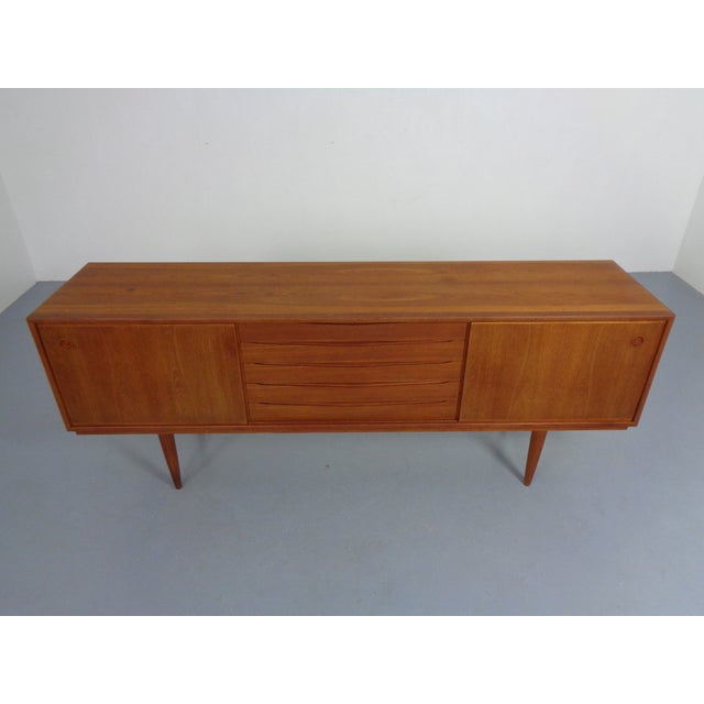 Brown Large Danish Sideboard in Teak from Skovmand & Andersen, 1950s For Sale - Image 8 of 18