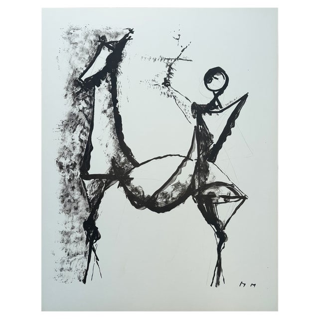 Marino Marini, Composition, 1966, Original Lithograph For Sale