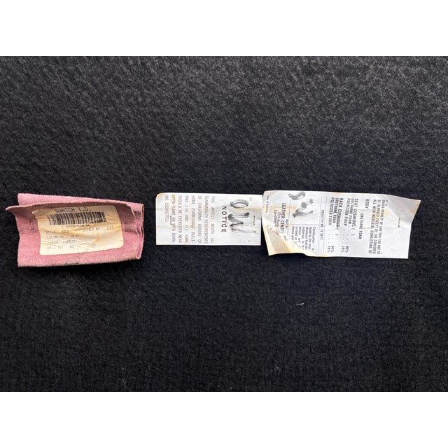 Postmod Pink Leather Loveseat W/ Otto For Sale - Image 18 of 18